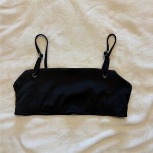 ALO Yoga Black Adjustable Strap Bralette